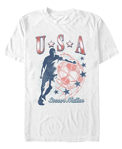 Fifth Sun Men's Soccer Nation Graphic T-Shirt