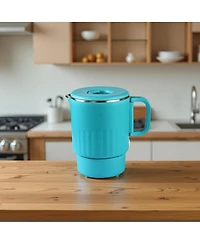 Piscifun 600W 304 Stainless Steel Foldable Travel Electric Kettle Portable Mini Hot Water Boiler Heater