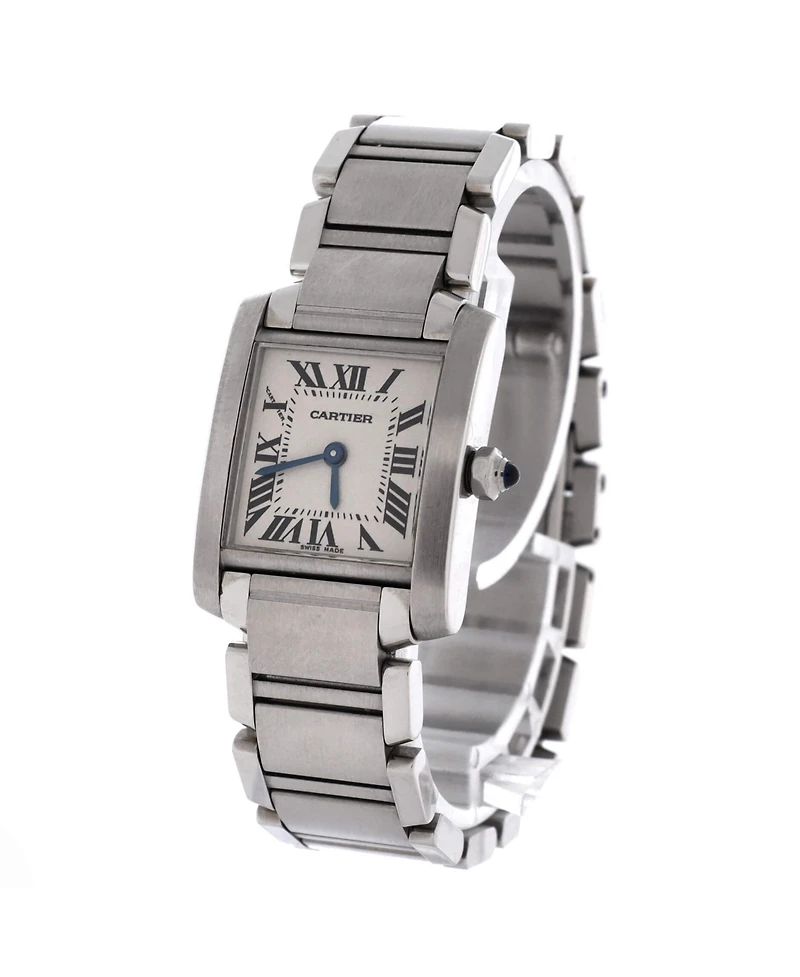Pre-Owned Cartier Tank Francaise Quartz Watch in Stainless Steel 20mm