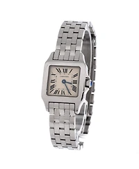 Pre-Owned Cartier Santos Demoiselle Quartz Watch in Stainless Steel 20mm
