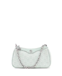 Pre-Owned Gucci Small Ophidia Zip Pochette Shoulder Bag Gg Denim