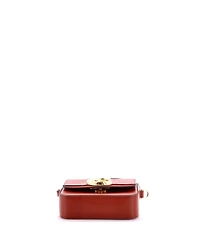 Pre-Owned Chloe Mini C Flap Bag Leather