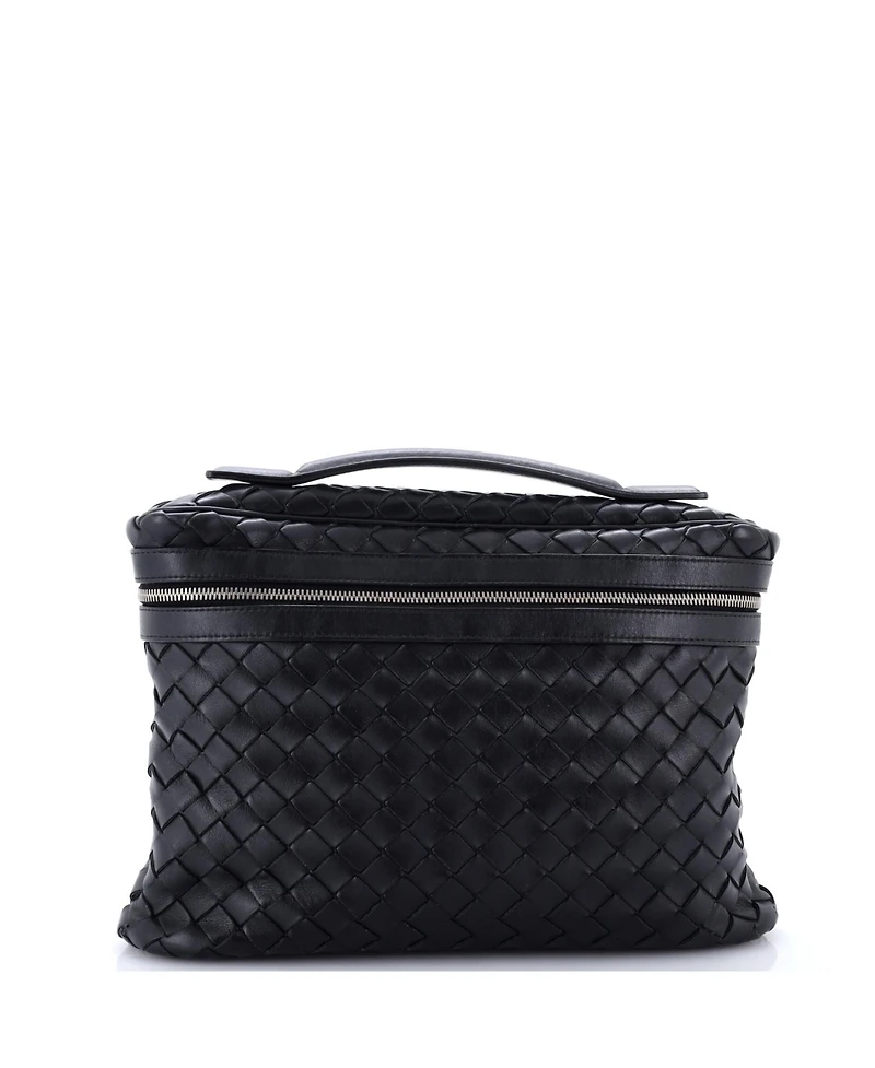 Pre-Owned Bottega Veneta Vanity Case Intrecciato Leather