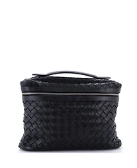 Pre-Owned Bottega Veneta Vanity Case Intrecciato Leather