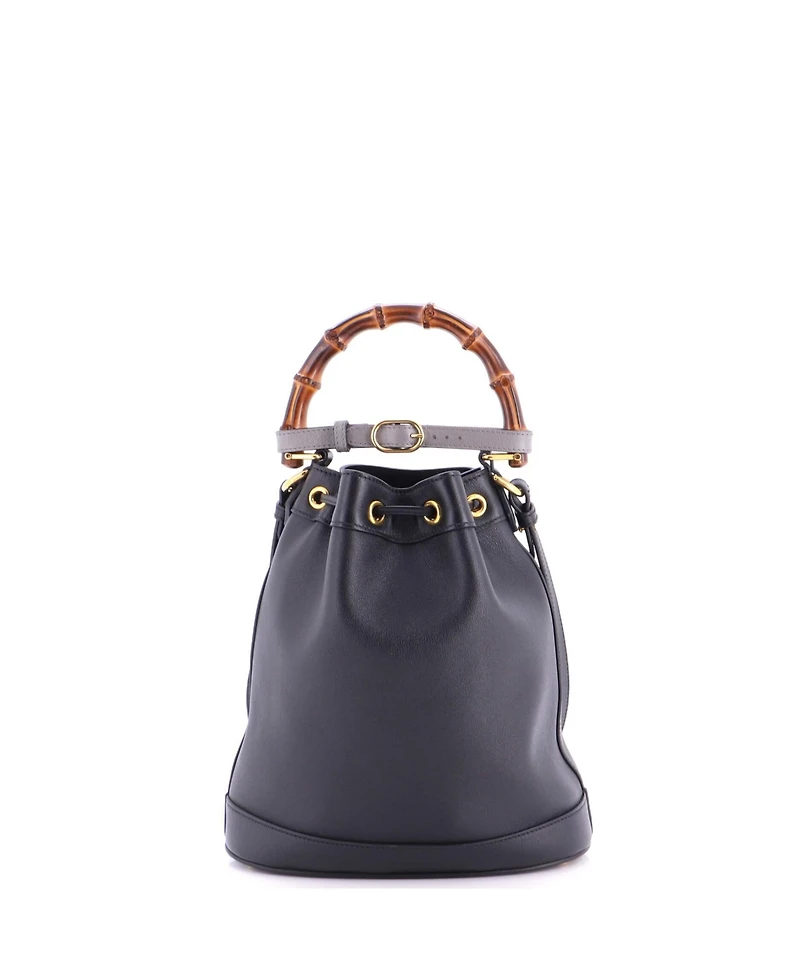 Pre-Owned Gucci Small Diana Bucket Bag Leather
