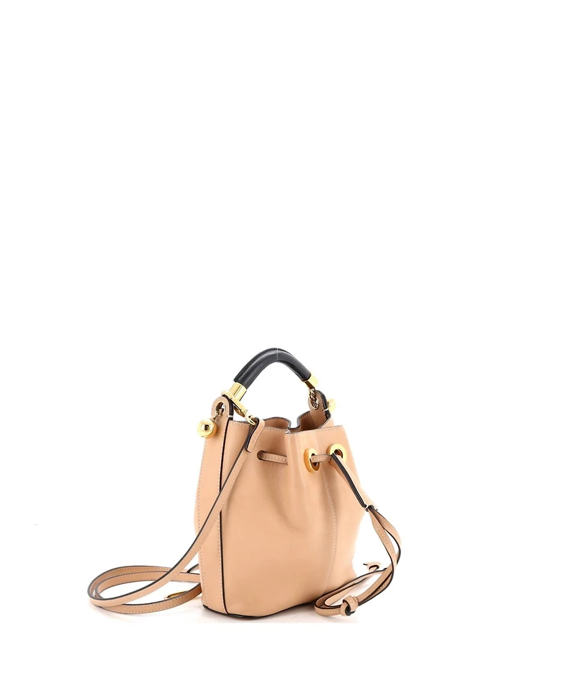 Pre-Owned Chloe Small Gala Bucket Bag Leather