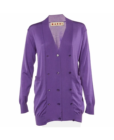 Pre-Owned Marni Women's Cashmere Double Breasted Cardigan