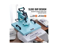 Yobtop Heat Press Machine 15x15 in 5 in 1 with 30oz Tumbler Press, T-Shirts, 360degree(s) Swing Away,Precise Digital Control,Dual Insulation,