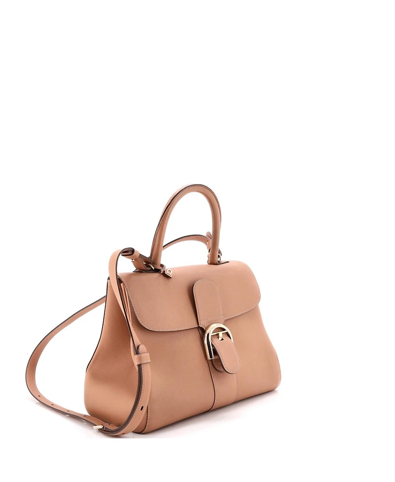 Pre-Owned Delvaux Mm Brillant Top Handle Bag Leather