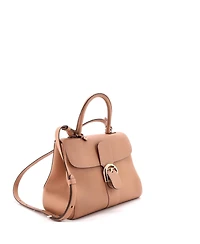 Pre-Owned Delvaux Mm Brillant Top Handle Bag Leather