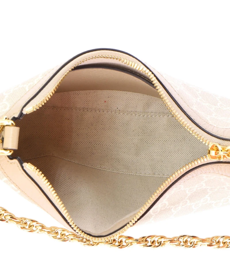 Pre-Owned Gucci Small Ophidia Charm Shoulder Bag Gg Coated Canvas