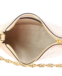 Pre-Owned Gucci Small Ophidia Charm Shoulder Bag Gg Coated Canvas