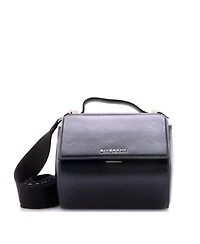 Pre-Owned Givenchy Mini Logo Strap Pandora Box Bag Leather