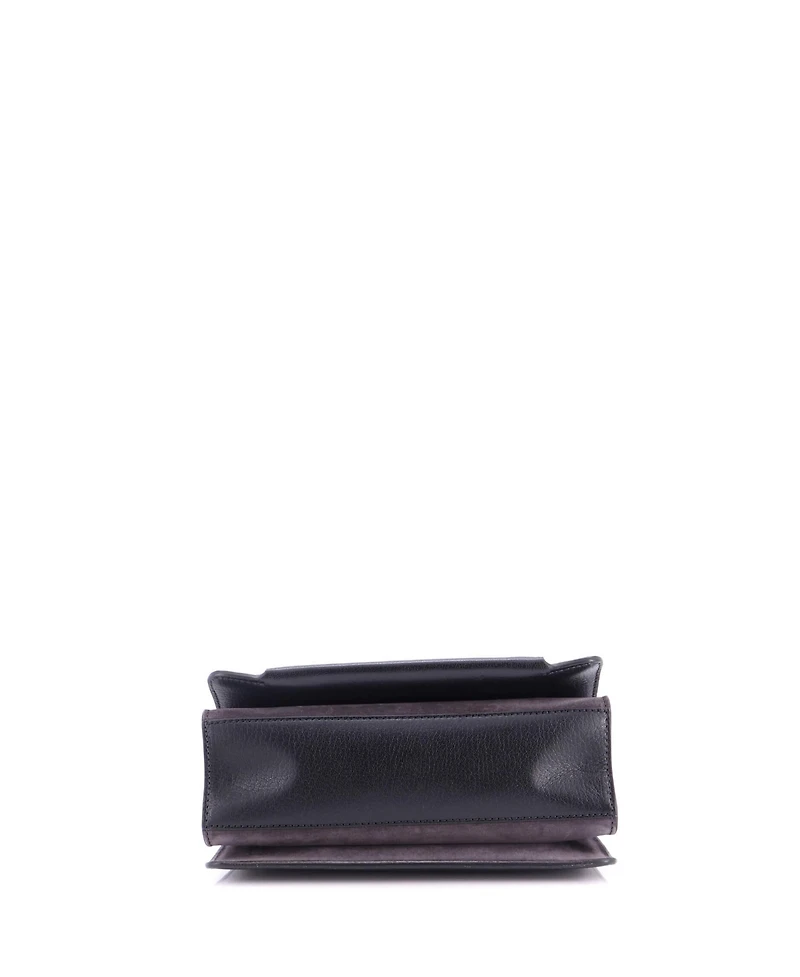 Pre-Owned Givenchy Small GV3 Flap Bag Leather with Suede