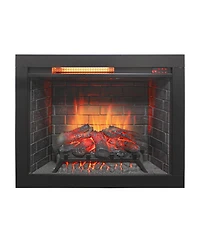 Streamdale Furniture 28" Infrared Electric Fireplace Insert with Removable Trim and Touch Panel