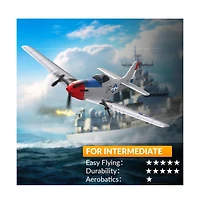 Bruce & Shark 2.4GHz Rc Plane – 3 Channel with Gyro, 330 feet Range and Epp Foam
