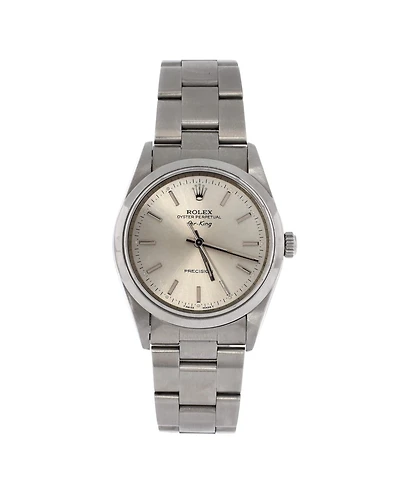 Pre-Owned Rolex Oyster Perpetual Air King Automatic Watch in Stainless Steel 34mm