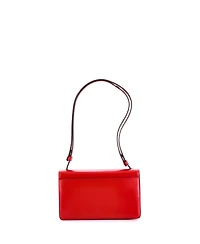Pre-Owned Prada Medium Embleme Triangle Logo Flap Bag Spazzolato Leather