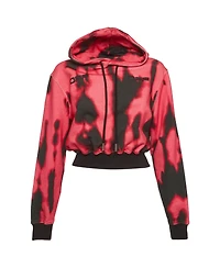 Pre-Owned Off-White Women's Logo Print Jersey Hoodie