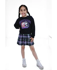 Nightmare Before Christmas Toddler Girls (2T-16) Fleece Plaid Dress