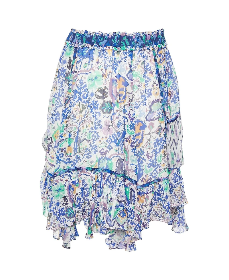 Pre-Owned Isabel Marant Women's Multicolor Print Crepe Viviane Skirt