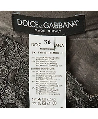 Pre-Owned Dolce & Gabbana Women's Lace Mini Skirt