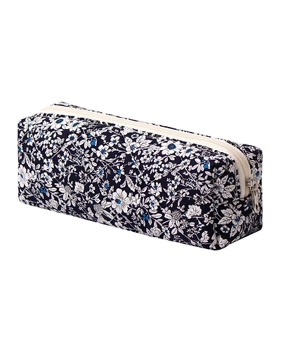 Danrong Pencil Case Pen Bag Pouch Holder Box Organizer Makeup Cute Corduroy Canvas Lightweight Travel School Gift