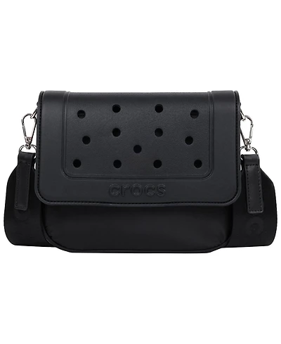 Crocs Women's Classic Molded Crossbody Bag - Jibbitz - Compatible Adjustable Shoulder Purse