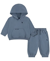 abercrombie kids Baby Boys' Long-Sleeve Hoodie and Pants, 2-Piece Set