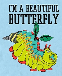 Fifth Sun Men's A Bug's Life Heimlich Beautiful Butterfly T-Shirt
