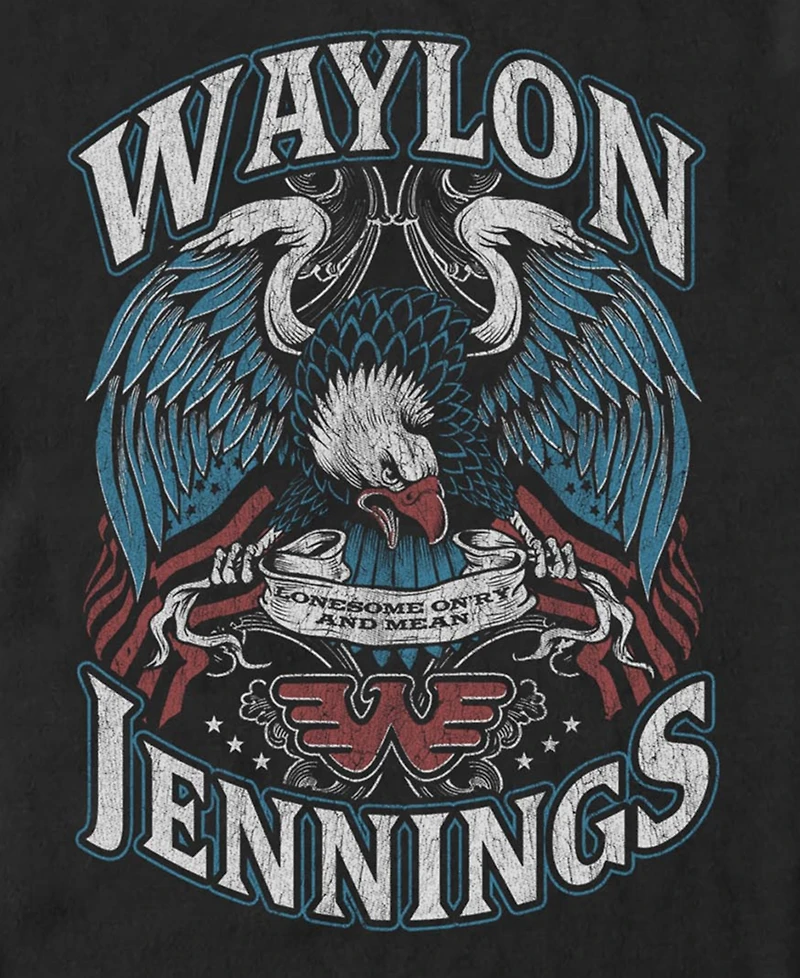 Fifth Sun Men's Waylon Jennings Lonesome T-Shirt