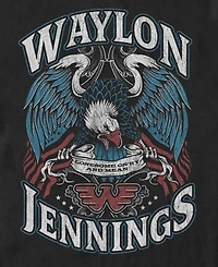 Fifth Sun Men's Waylon Jennings Lonesome T-Shirt