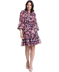Jessica Howard Women's Tie-Neck Dress