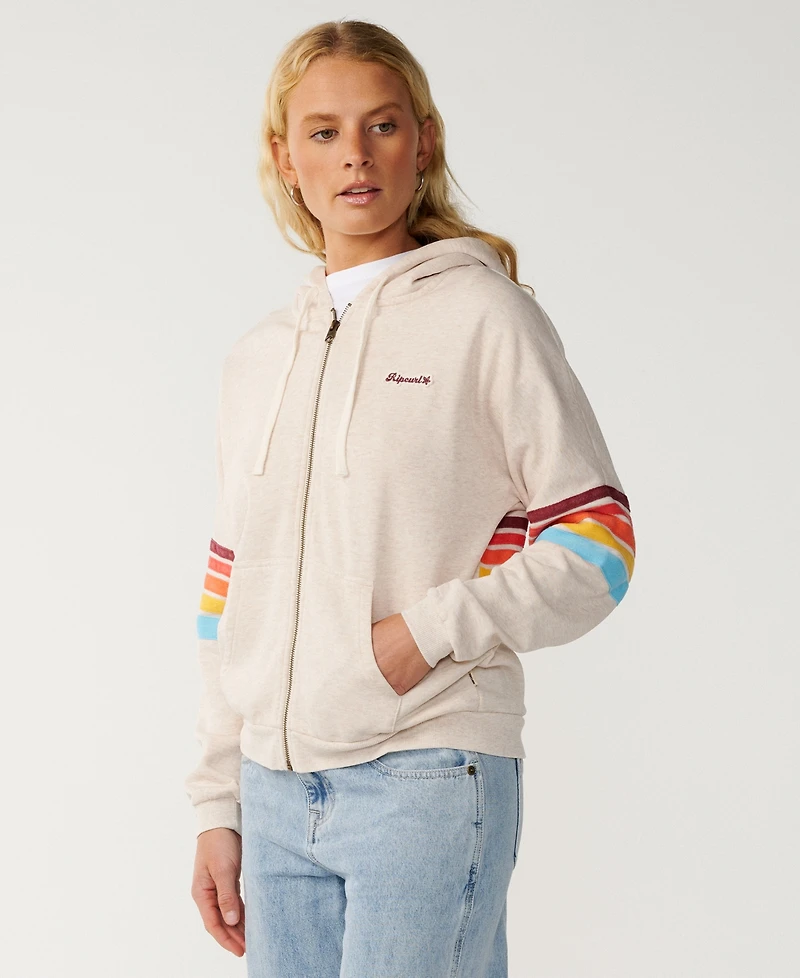 Rip Curl Women's Surf Revival Relaxed Zip-Through Sweatshirt