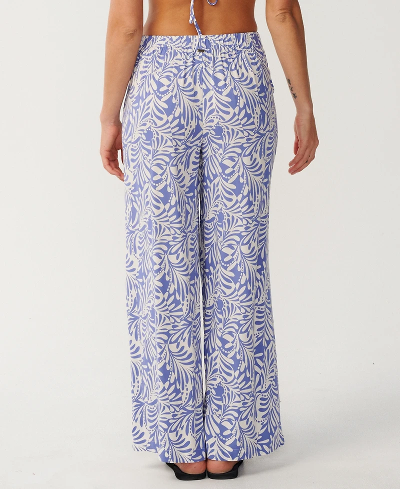 Rip Curl Women's Party Wave Beach Loose-Fit Pants