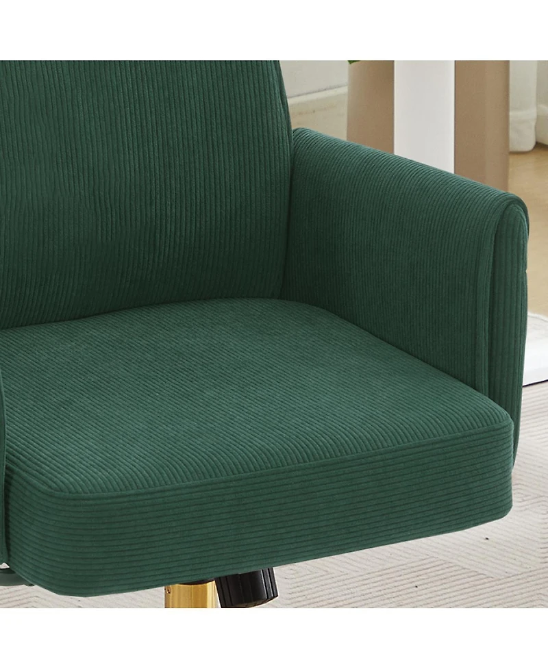 Streamdale Furniture Ergonomic Mid-Back Striped Fabric Office Chair