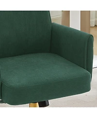 Streamdale Furniture Ergonomic Mid-Back Striped Fabric Office Chair