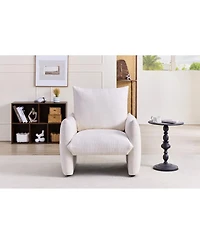 Streamdale Furniture Modern Chenille Oversized Accent Chair with Plush Cushion
