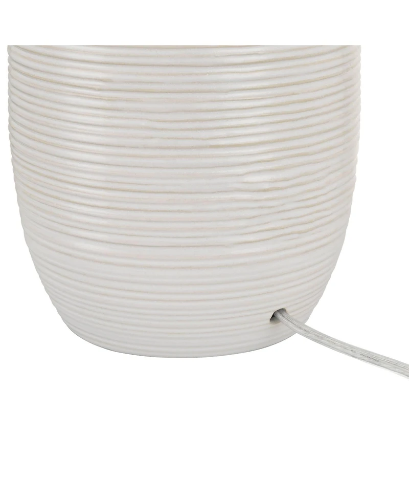360 Lighting Kerry 28 1/2" High Light Stripes Ceramic Table Lamp