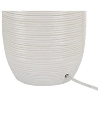 360 Lighting Kerry 28 1/2" High Light Stripes Ceramic Table Lamp