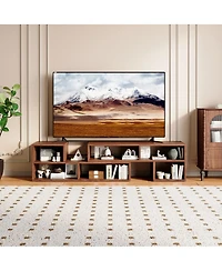 Streamdale Furniture Modular Tv Stand, Adjustable Open Storage Media Console