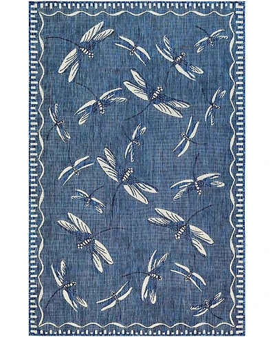Liora Manne' Carmel Dragonfly 3'3" x 4'11" Outdoor Area Rug