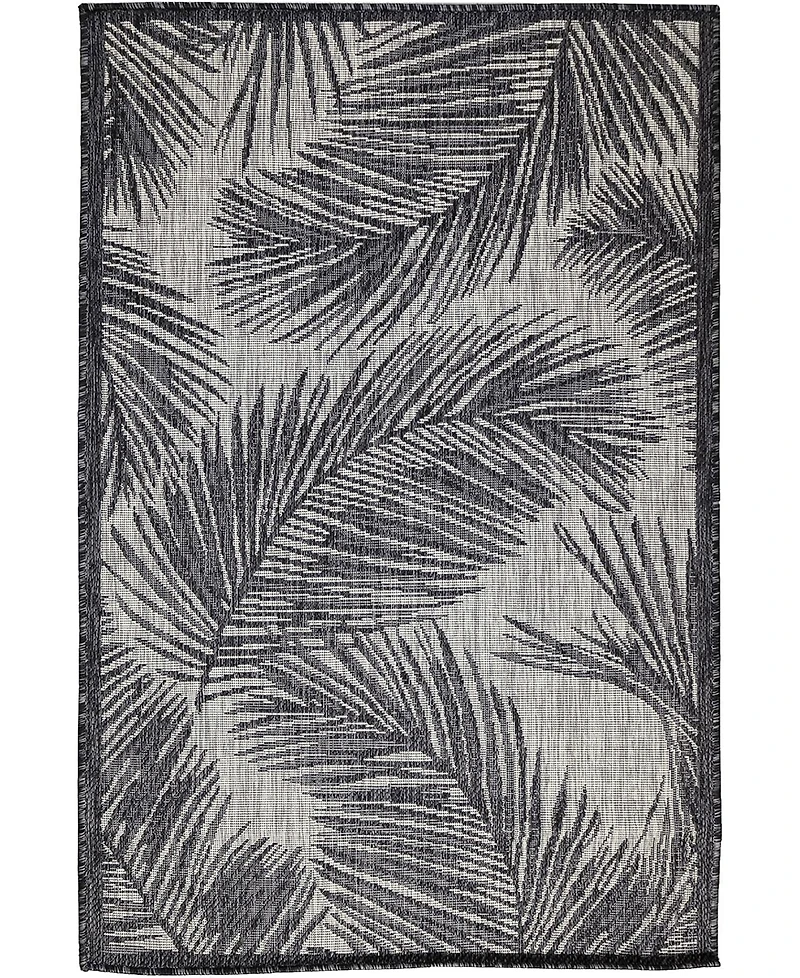 Liora Manne' Carmel Fronds 4'10" x 7'6" Outdoor Area Rug