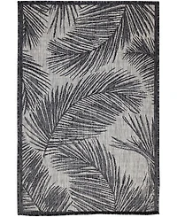 Liora Manne' Carmel Fronds 4'10" x 7'6" Outdoor Area Rug