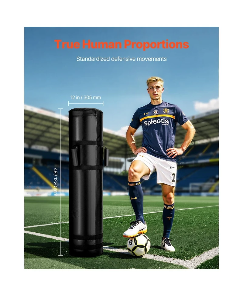 Vevor 47in Football Tackling Dummy Blocking Pad Practice Equipment with Handle 1PCS