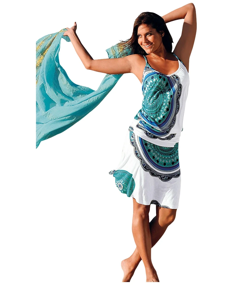 Lascana Women's Adjustable Tank Dress