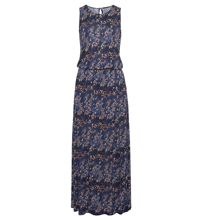 Lascana Women's Sleeveless Leopard Cheetah Print Maxi Dress