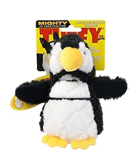 Mighty Jr Arctic Penguin, Durable Plush Squeaky Dog Toy