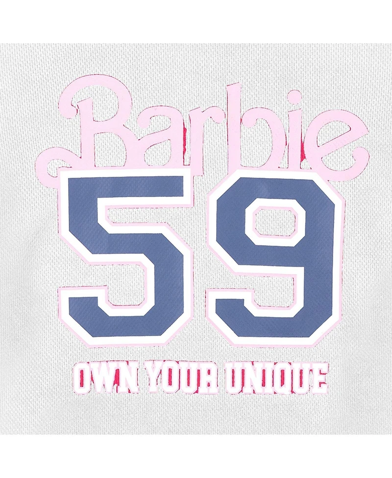 Barbie Little Girls (5-16) Athletic Varsity T-shirts