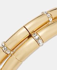 I.n.c. International Concepts Pave & Tubular Beaded Stretch Bracelets, 2-Piece Set, Macy's Exclusive